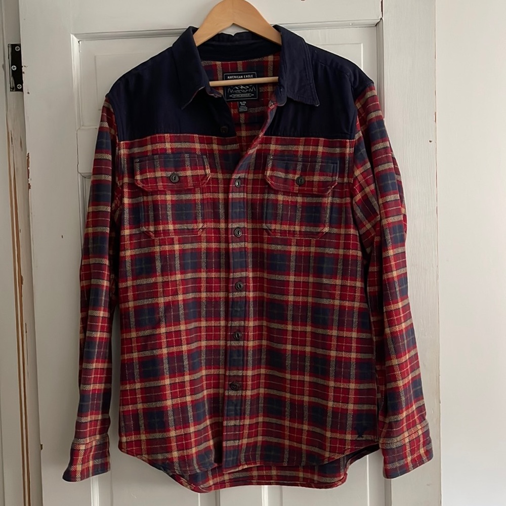 American Eagle flannel jacket XL